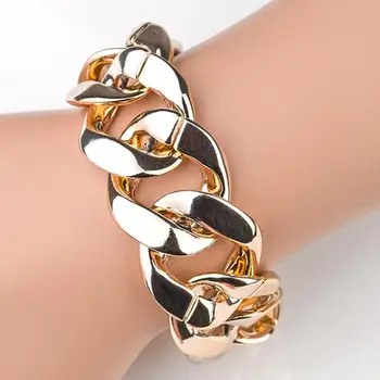 

24pcs/lot Ladies Jewelry Punk Metal Bangle Bracelet Party Stage Outdoor Wrist Chain Curcle Design jb603
