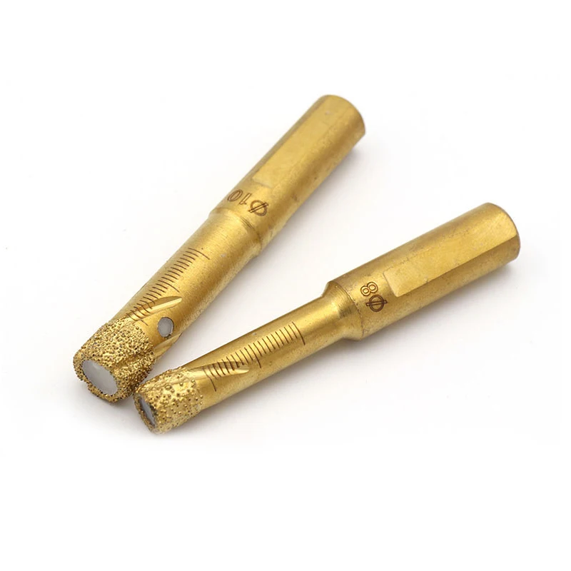 4Pcs/Set Dry Diamond Drill Bits For Porcelain Granite Tile Glass Ceramics Marble 6Mm-12Mm