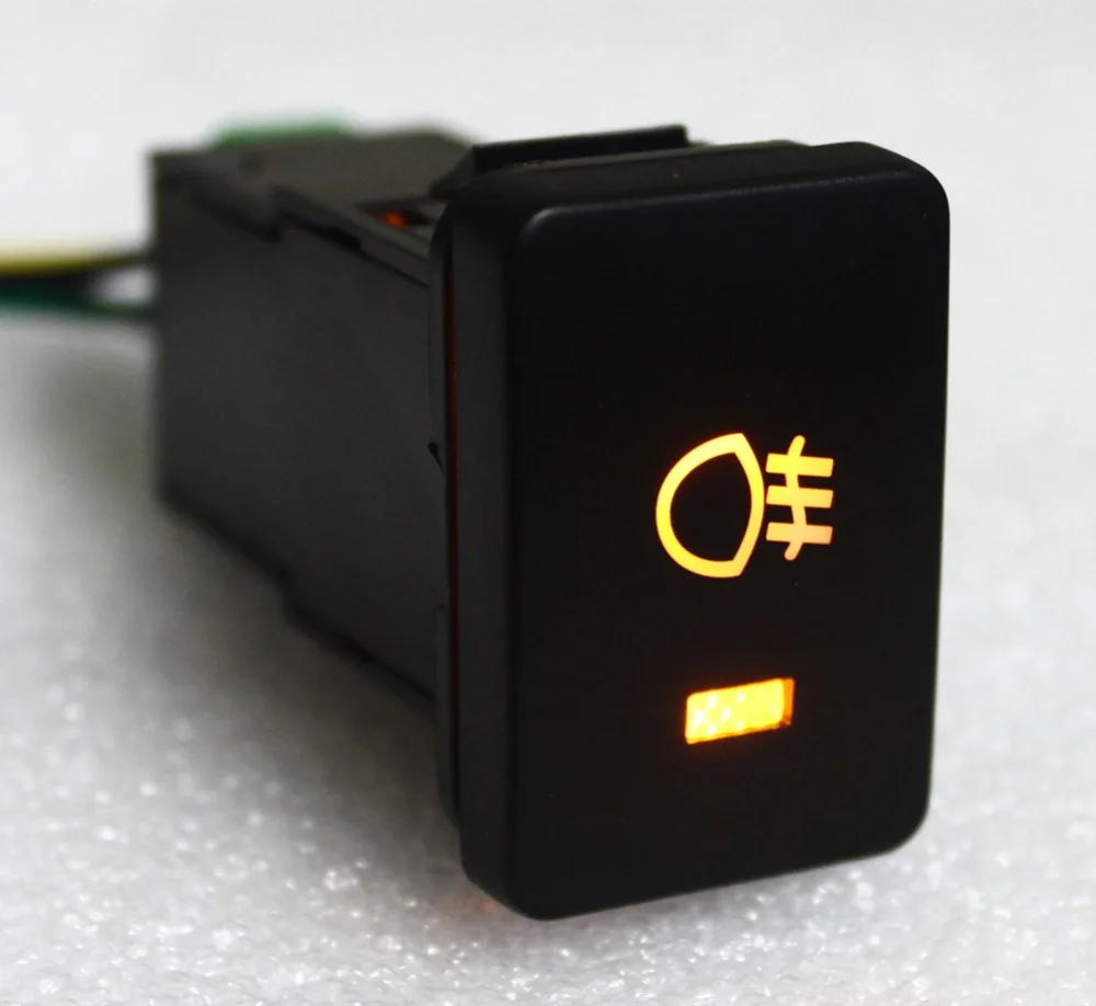 FOG LIGHTS Push Button Car DIY ON OFF Switch 12 Volt For Toyota RAV4