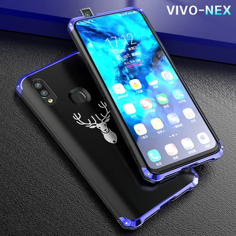 ADKO противоударный защитный жесткий металлический чехол для Vivo Nex полная защита Алюминиевый жесткий чехол для Vivo Nex S