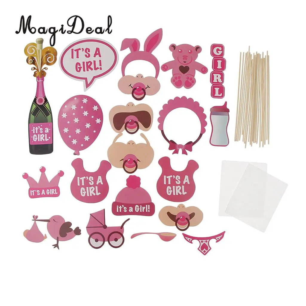 Его Девушка Baby Shower DIY фото стенд реквизит наборы пол Показать аксессуары