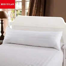Белый хлопок 50*150 см обнимая подушку внутренний Мирко наполнитель мягкий длинное тело подушку Core двойной подушка 2,4 кг/шт. высокое