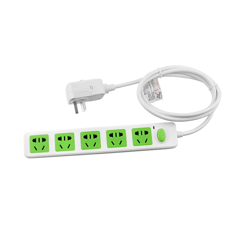 

CN Plug 10A Household multi-hole socket with leakage protection 1.8m Extension Socket power strip Protect against thunder surge