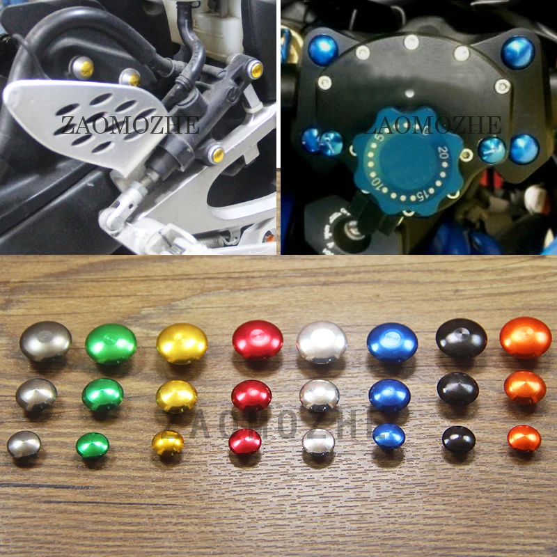 

1 Pcs Motorcycle 6MM 8MM 10MM Hex Socket Bolt Screw Nut Head Cover Cap For Yamaha MT-03 MT-07 MT-09 MT-10 MT-125 XJ6 FJ09