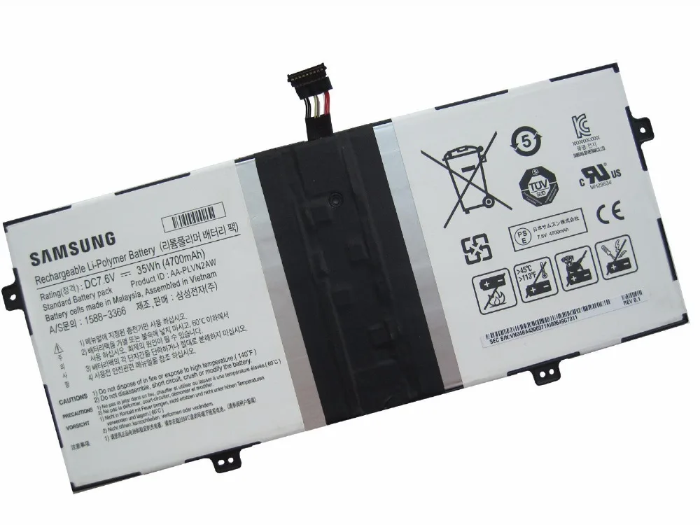 Новая Подлинная батарея для SAMSUNG NP930X2K серии AA PLVN2AW 7 6 V 35WH|Аккумуляторы ноутбуков| |