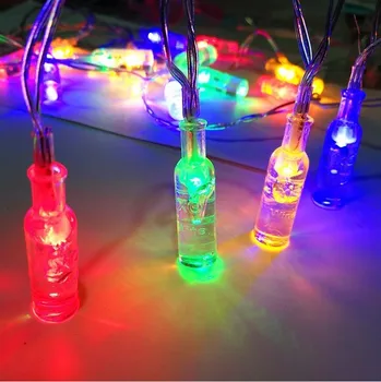 

Wenhsin 2.3 Meters 20led Wine Bottle Light String Halloween Interior Light String Holiday Decorations for Home