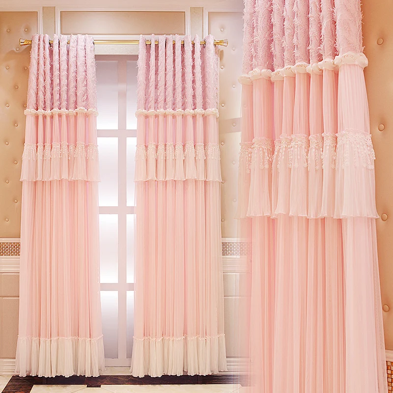 check MRP of pink curtains bedroom 