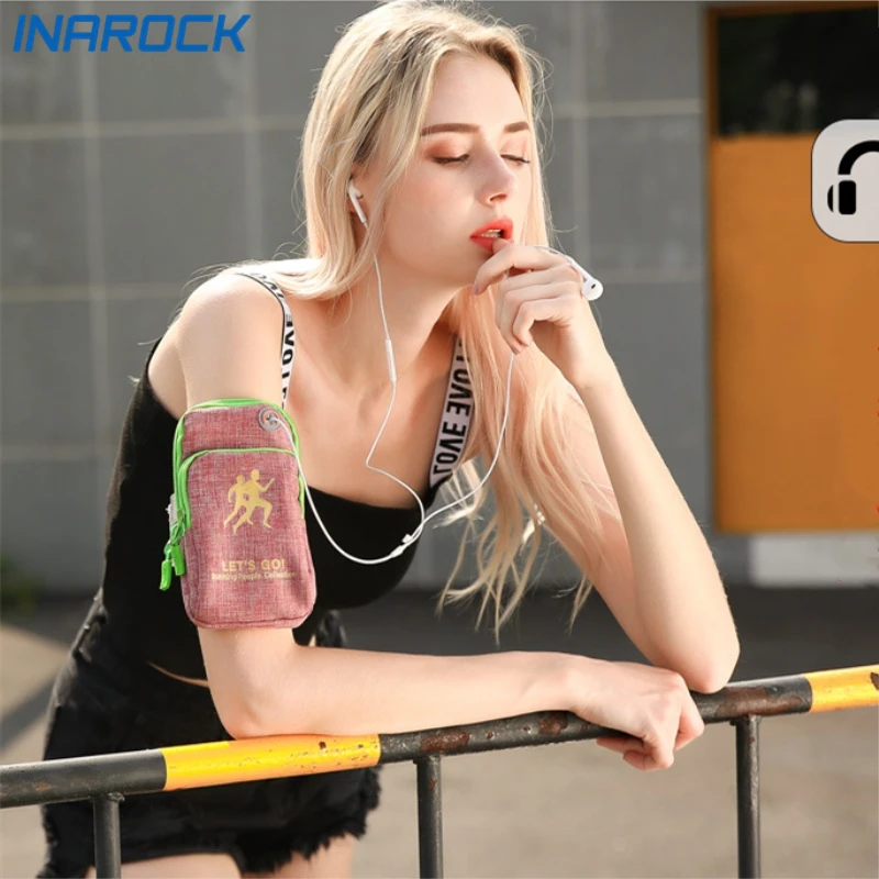 Goedkoop Universele Armband 6 inch Running Jogging GYM Phone Bag Sport Pols Zak Arm Band Outdoor Veelzijdige Tas voor Camping Wandelen armband