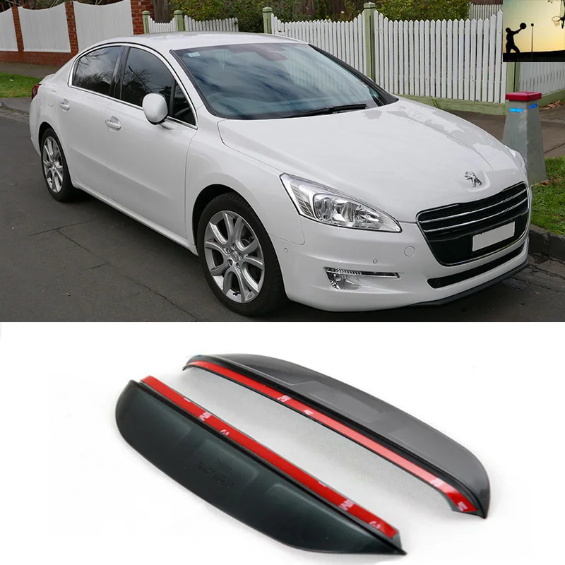 Car-Styling FOR Peugeot 508 Rearview Mirror Rain Eyebrow Reflective Side Visor Car Styling From 2011-2017 |