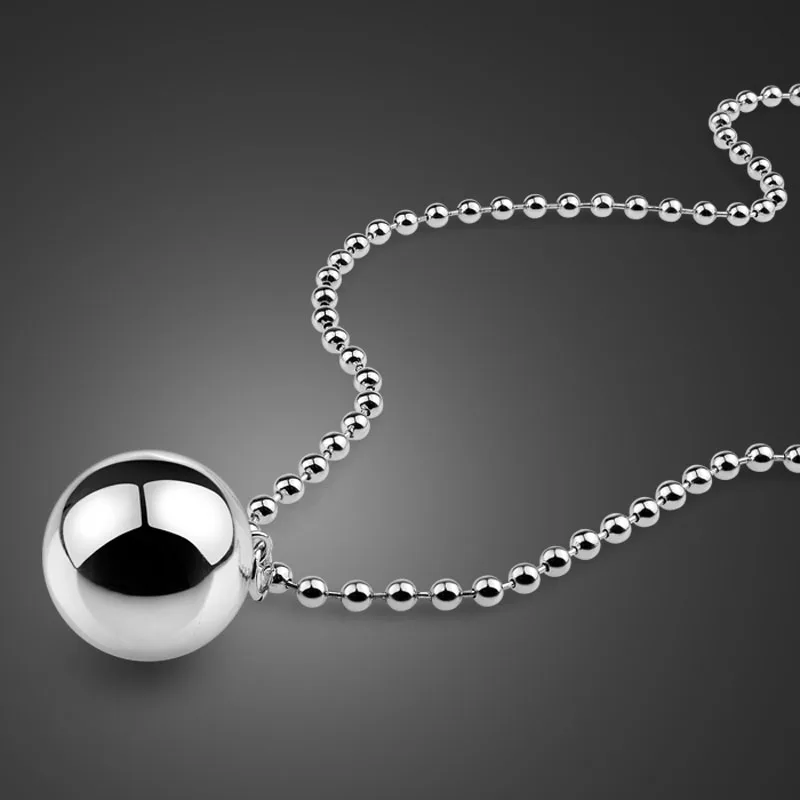 Очаровательное ожерелье из чистого серебра 925 пробы с подвеской в виде колокольчиков, модное женское длинное ожерелье. Очаровательное женское ожерелье из стерлингового серебра. ювелирных изделий
