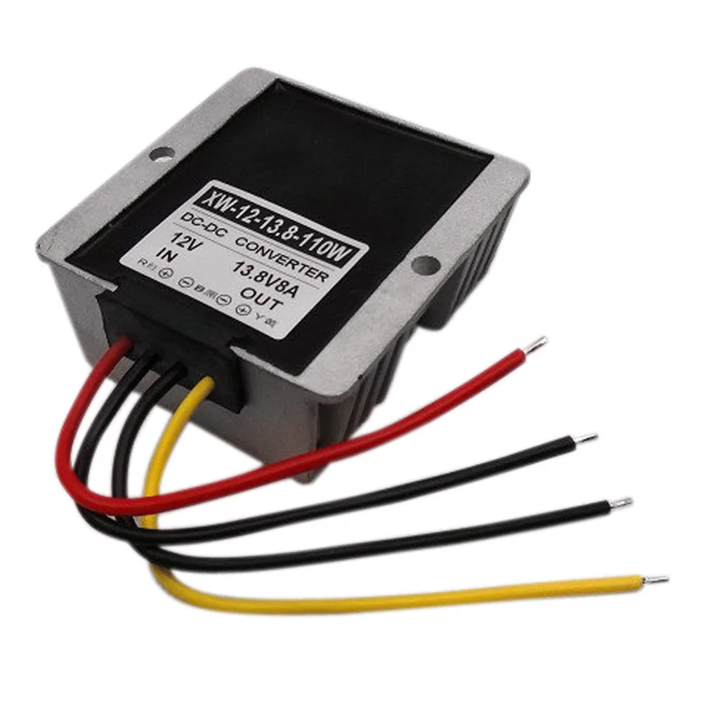 

DC DC Car Power Converter Step Up 12V To 13.8V 8A 110W LED Lights Boost Module Power Supply Regulator Adaptor