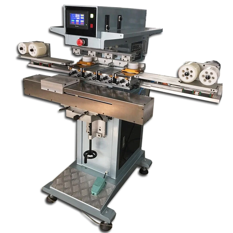 

ink cup dia. 60mm or 90mm automatic 4 color pad printing machine