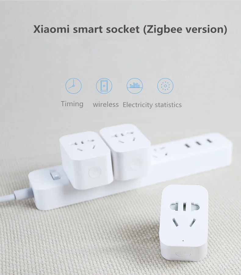 Xiaomi шлюз Aqara Zigbee wifi управление Умный дом автоматизация наборы умная розетка датчик температуры и влажности для Android IOS APP