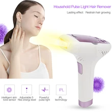 Electric Painless Powerful Pulse Flash Light IPL Epilator Permanent Bikini Trimmer Armpit Hair Remover Intelligent for Home