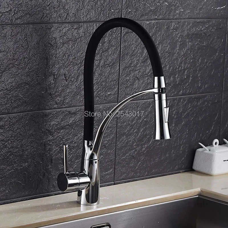 Free Shipping Kitchen Pull Out Faucet Water Tap 3 Colors available