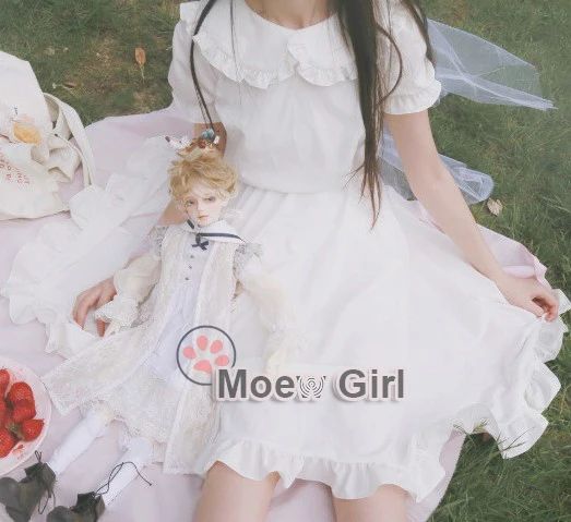 Белое Платье В Стиле Лолита фото 7