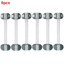 6 шт. практичный портативный замок безопасности для дома поворотный для охрана от детей безопасность легко установить многофункциональные