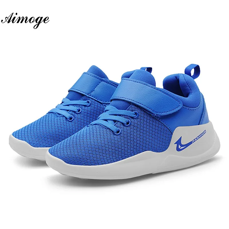 Детские беговые кроссовки Aimoge Basket детские спортивные для фитнеса | Спорт и