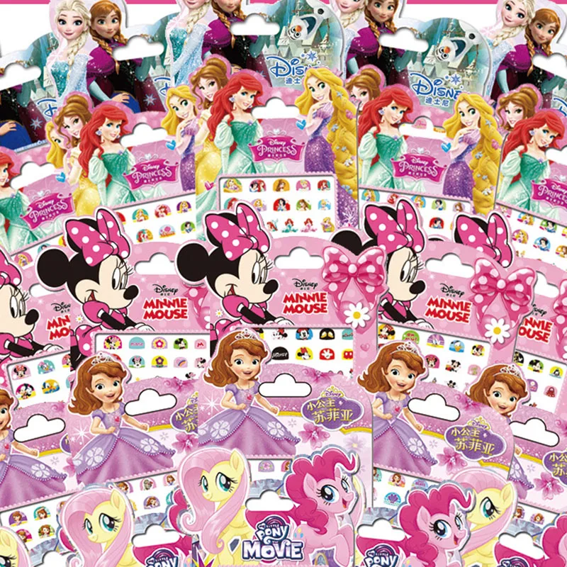 new Frozen elsa and Anna Nail Stickers Makeup Toy Disney Sofia Princess girls snow White sticker toys for girlfriend gift new Frozen elsa and Anna Nail Stickers Makeup Toy Disney Sofia Princess girls snow White sticker toys for girlfriend gift