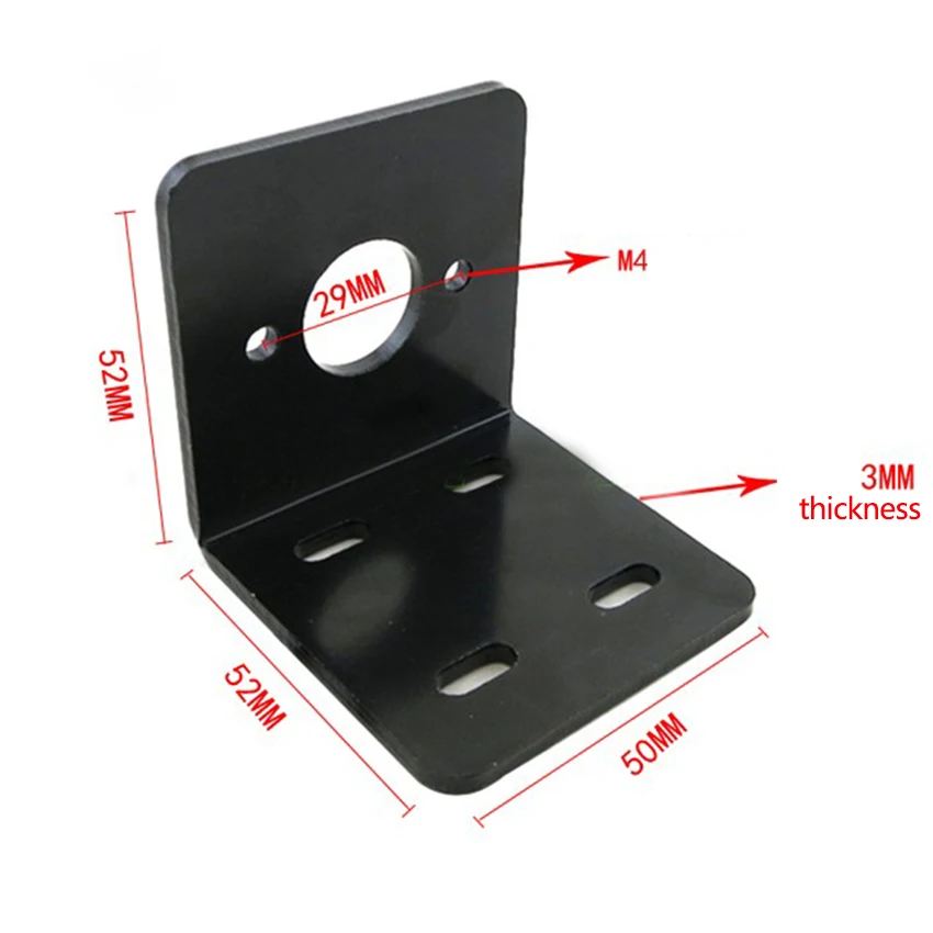 

775 750 7 Series Motor Bracket Support Motor Fixed Base L Shaped Aluminum Metal for DIY Toy model