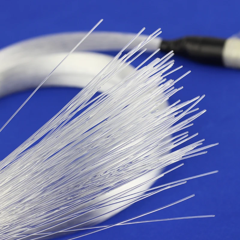 PMMA plastic optical fiber cable 1.0mm 300M per roll End Glow LED Fibers Optic for all kind led light machine drivers