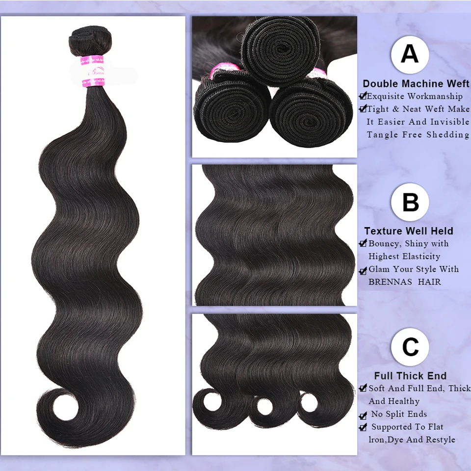 Body Wave hair bundles Brazilian Human Remy 3pcs/pack hair extension natural black color free tangling no shedding soft hair Body Wave hair bundles Brazilian Human Remy 3pcs/pack hair extension natural black color free tangling no shedding soft hair