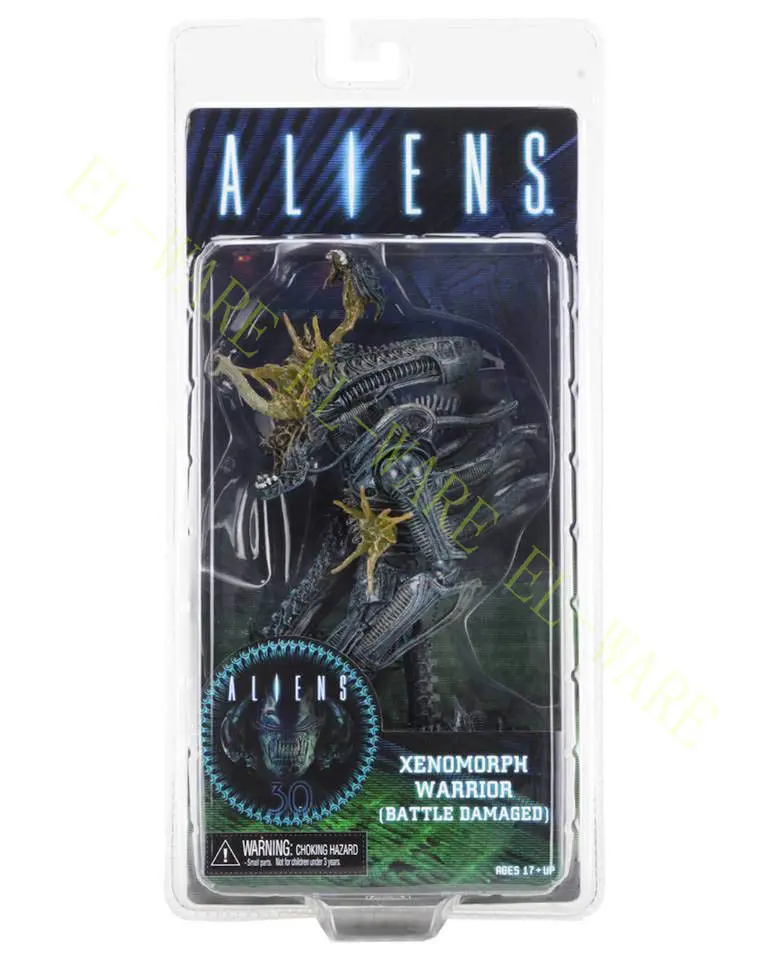 Инопланетянин NECA 12 серия Xenomorph Warrior Боевая головка поврежденная 9 &quotПВХ фигурка