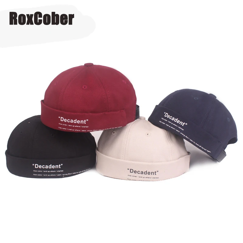 RoxCober Высококачественная однотонная мужская Женская весенне Осенняя шапка Skullcap