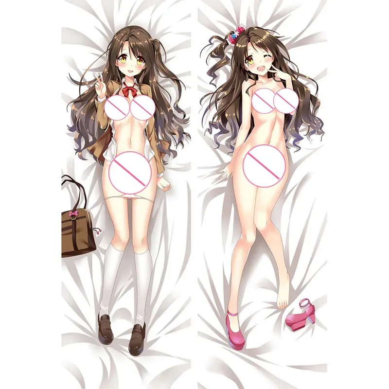 Двусторонний принт молния на заказ полиэстер наволочка аниме Подушка «Dakimakura» чехол