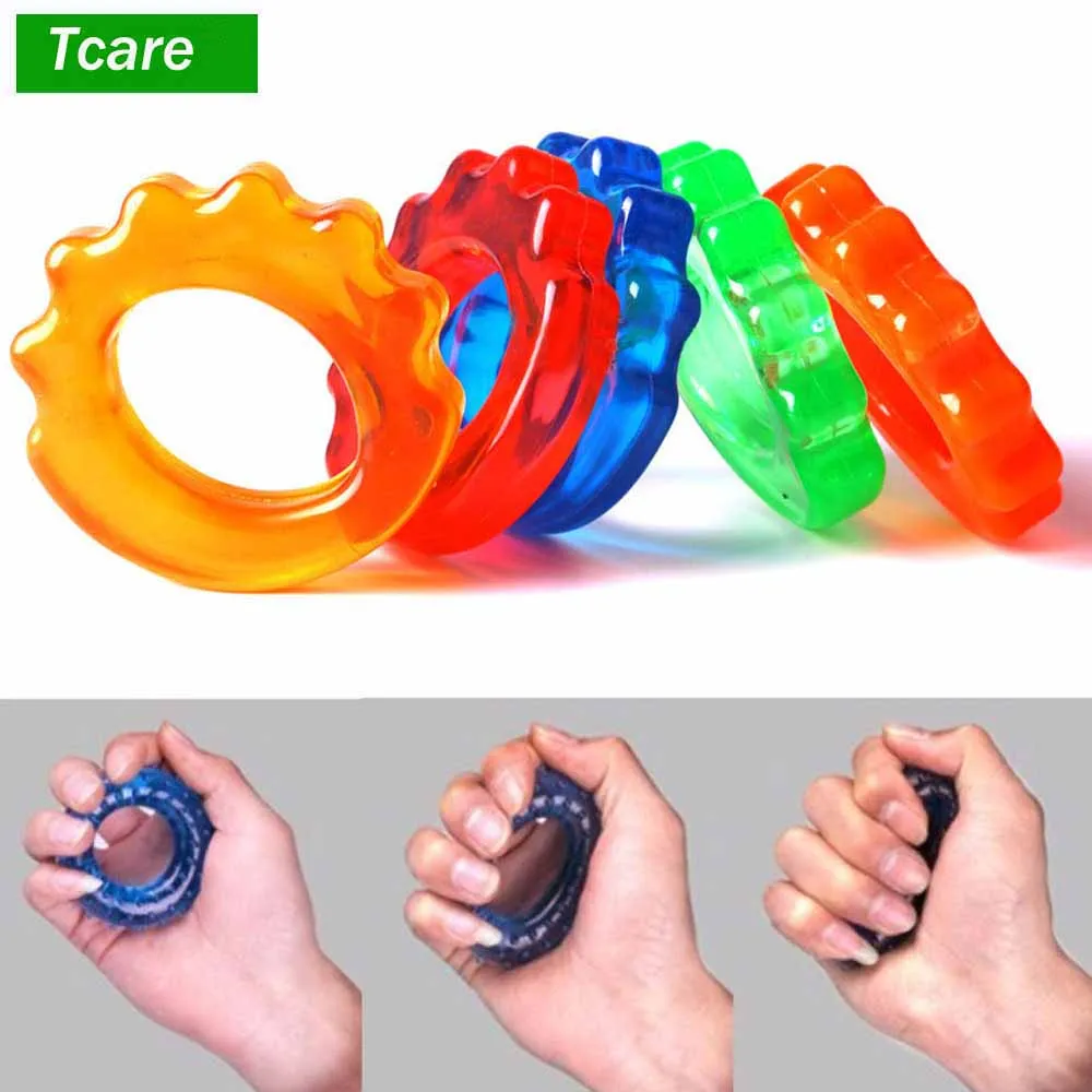 

1Pcs Massage Relaxation Hand Gripper Rings PVC Rings Muscle Power Training Loops Expander Training Sport Exerciser Finger Grip