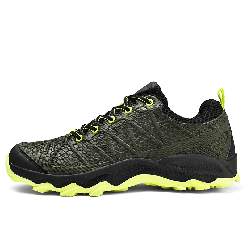 

New Style Light Breathable Hiking Shoes Men Outdoor Sports for Man Tactical Shoes Lace Up Trekking Climbing Sports Shoes Male
