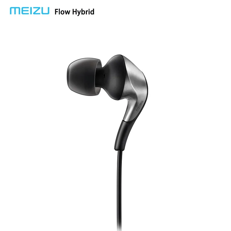 Наушники вкладыши meizu flow с тройным драйвером гибридные Hi Fi наушники микрофоном и