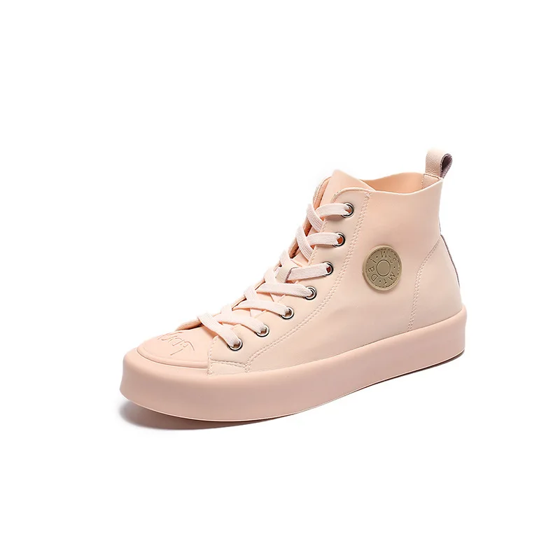 Marderee 2019 High Help Shoes Woman Women Candy Color Girls Shoe Flat Bottom Lovers Canvas Sneakers Tenis Feminino