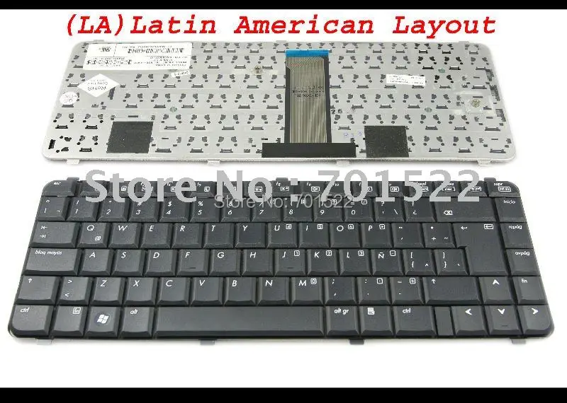 Новинка Клавиатура для ноутбука hp Compaq 6530 S 6531 S 6535 Черный Латинской Америки в интернет-магазине LA(аналог испанский запчасти Teclado)-NSK-H5R1E