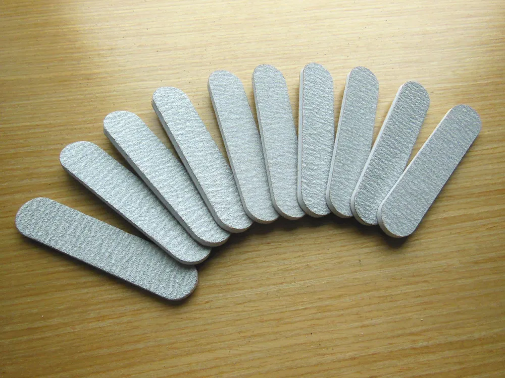 

10 x zebra shortie mini files 100/180 emery boards nail art tool manicure file nail salon boards free shipping