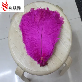 

10 pcs beautiful mei red ostrich feathers wholesale 35-40 cm/to16 14 inches decorative feather