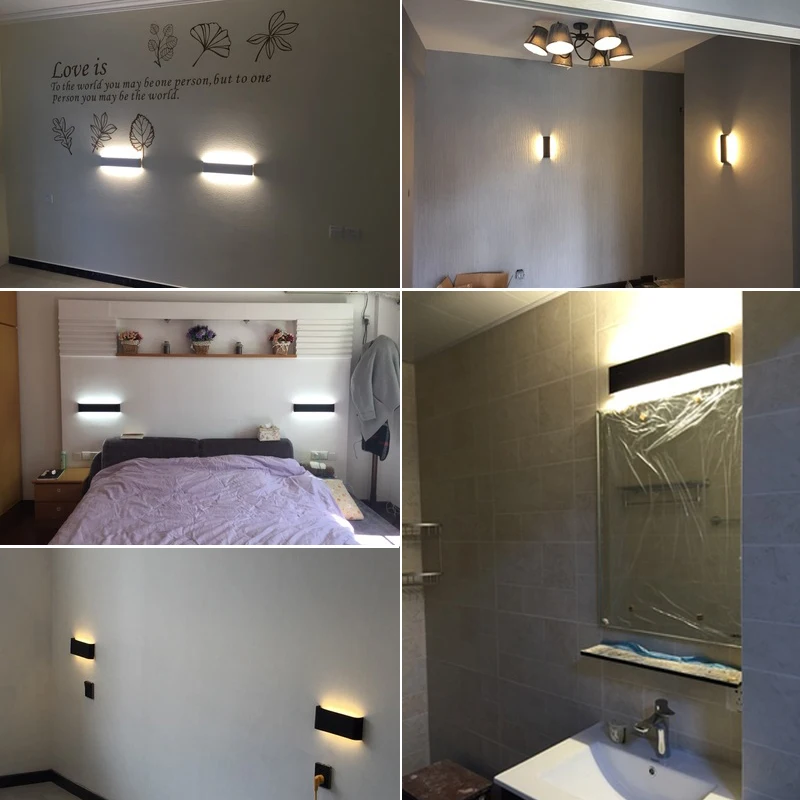 Настенный светильник светодиодный алюминиевый 8 Вт|wall lamp|lamp bedsidebathroom mirror light |