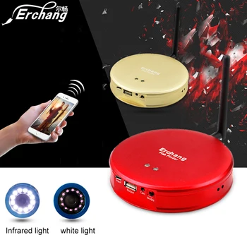 

Erchang New Professional Underwater Fishing finder Alarm 10000 mAh Fishing Accessory 8pcs Infrared&white light 15m Fish Finder