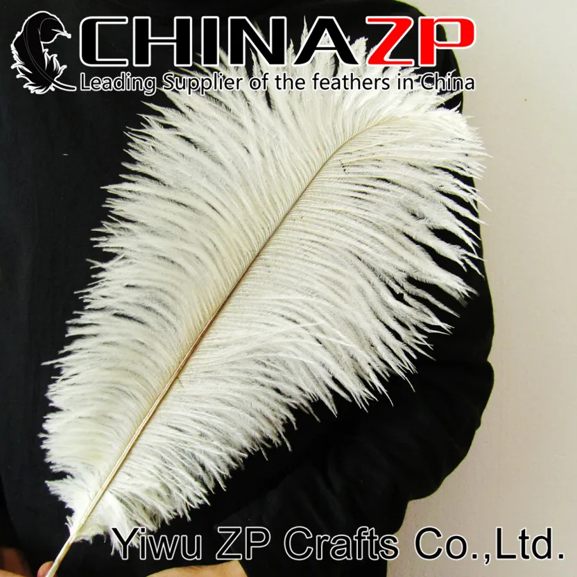 4045cm Cream Color Ostrich Large Drab Wholesale Feathers (bulk) (1)