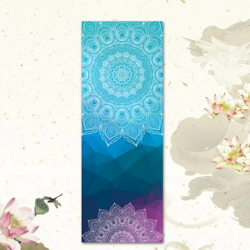 New Issue Retro style Yoga Mat Towel Sport Fitness Gym Exercise Pilates Workout Portable Training Cover Blanket Soft Towel