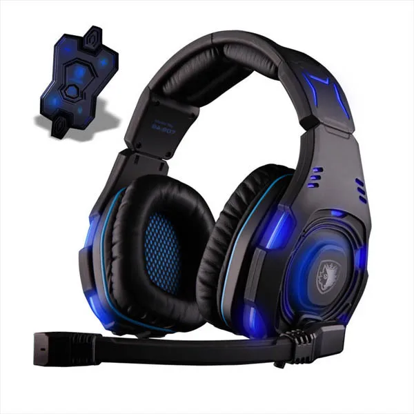 Sades 7.1 Sound Track Pro Blue LED Gaming Headset W/Omni-Directional Mic Bose R bose gaming headset. Sades 7.1 Sound Track Pro Blue LED Gaming Headset W/Omni-Directional Mic Bose R