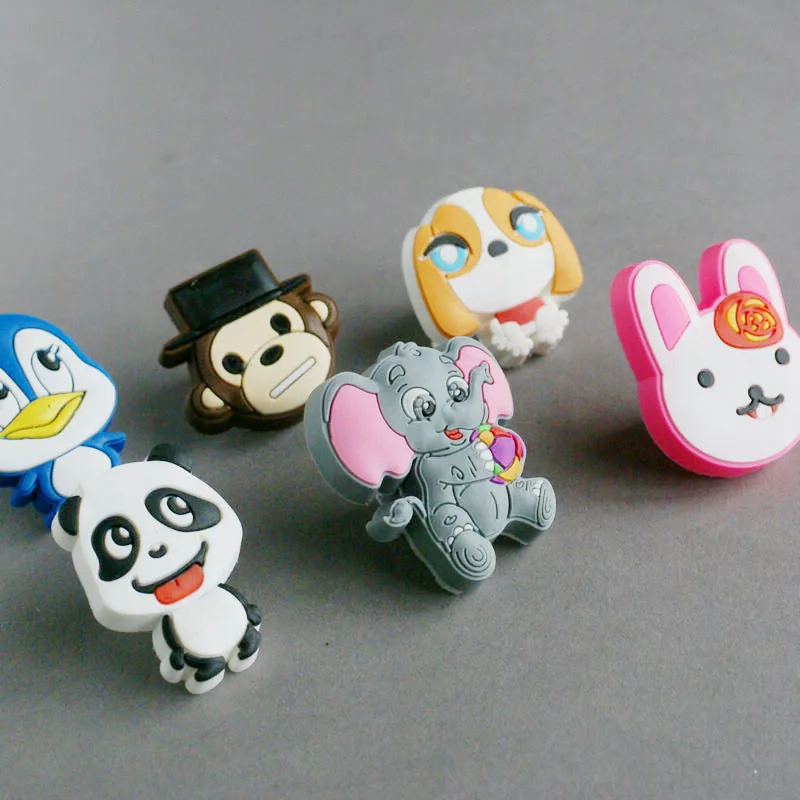 الاصطدام الكرتون مقبض الاطفال الحديثة الأجهزة لينة مقبض البيئة غرفة الأطفال مجلس الوزراء لخزانة ملابس بأدراج الباب سيارة الحيوان