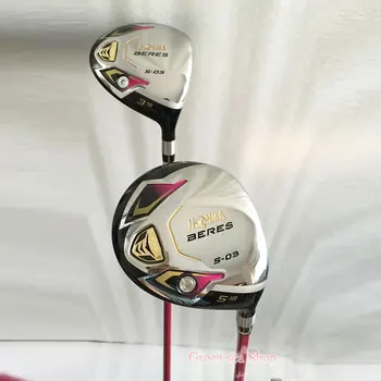 

New womens Golf fairway Honma s-03 Golf wood 3/15 5/18 Wood clubs with Graphite Golf shaft L flex Free shipping