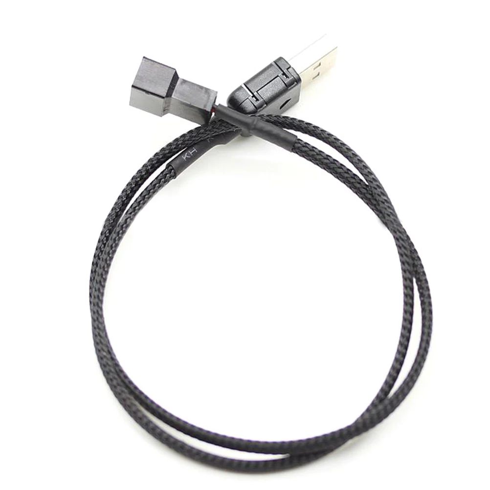 

JETTING New 50cm Adapter Cable USB A male to Fan 3-Pin 3pin /4-Pin 4pin Adapter Cable for 5V