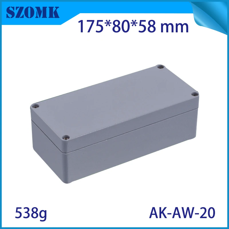 

Aluminum Exterior Electrical Enclosure Outdoor Waterproof Use for Electronics PCB Box Connection Junction Box Project Case