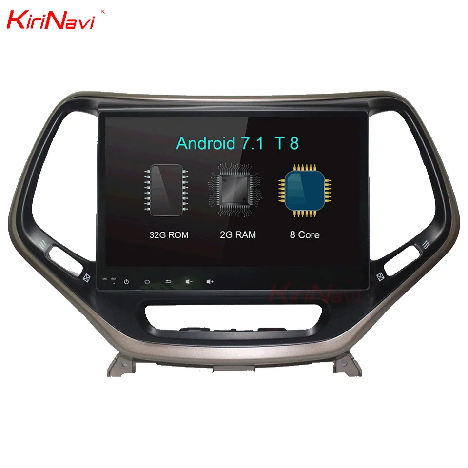 KiriNavi 10 2 Octa Core Android 7 1 Car DVD GPS For Jeep Cherokee font b