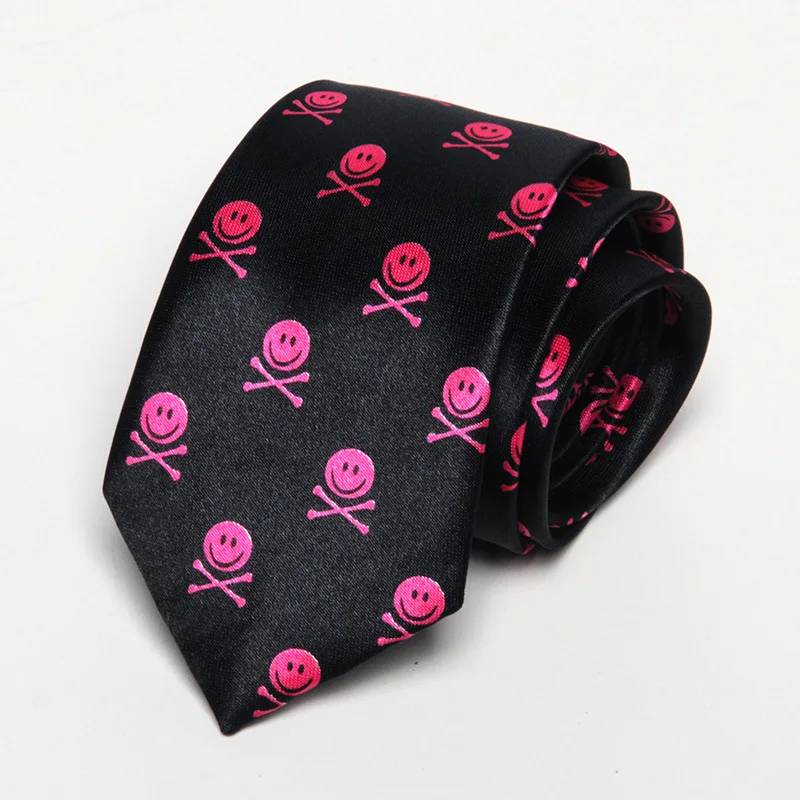 Корейский стиль, модный Повседневный галстук, 5 см, британский тонкий галстук, с принтом, музыкальный символ, хип-хоп, новинка, аксессуары для мальчиков - Цвет: A4007