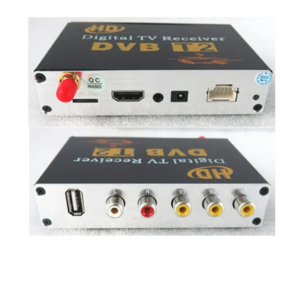 

Mobile Digital Car DVB-T2 HD 1080P External Auto Tuner 100Km/h Digital TV Receiver Box Set Top DVB-T2