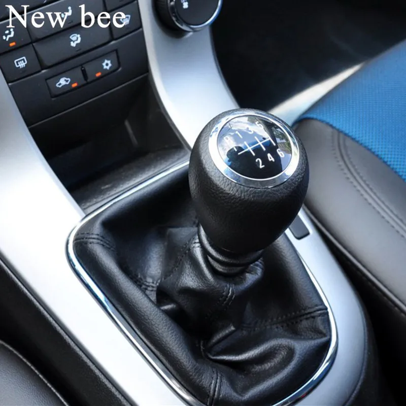 

Newbee Car Styling Gear Shift Knob Lever Stick Handle Gaiter Boot Cover for Chevrolet Chevy Cruze 2008 2009 2010 2011 2012