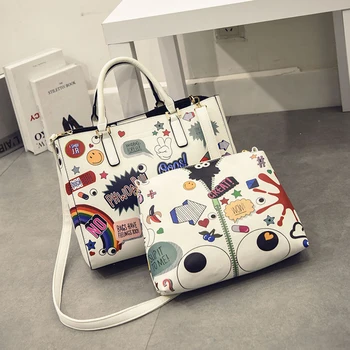 

Soft Leather Women Composite Bag Handbag 2017 New Fashion Woman Lady Crossbody Famous Designer Brand Shoulder Messenger Bag